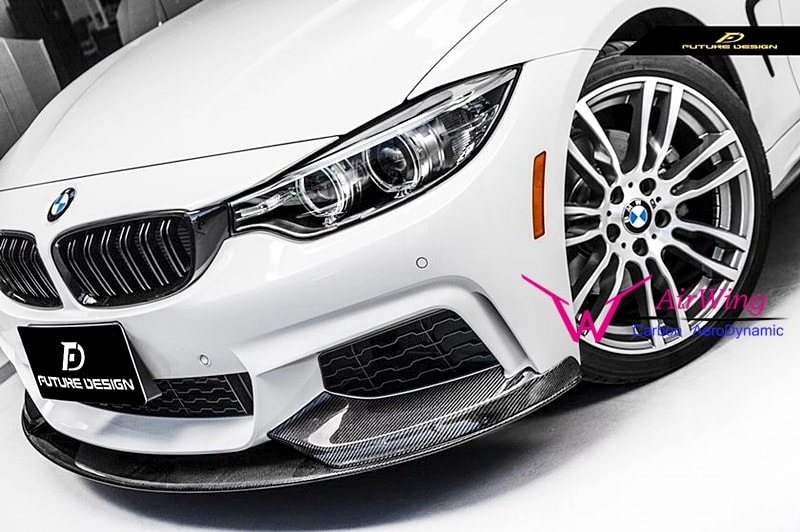 F32 F33 F36 - Performance style Carbon Front Lip Spoiler 01